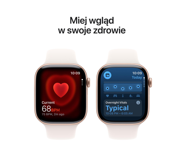 APPLE Watch Series 11 GPS 42mm Aluminiowa koperta (różowe złoto)/ Sportowy pasek (łagodny róż) - rozmiar S/M - 1362399 - zdjęcie 5